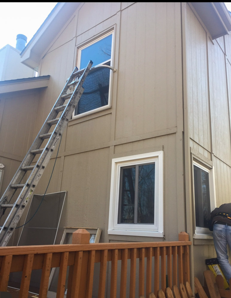 Storm damage insurance inspection in Belton, MO